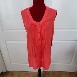FYLO London orange Top, Sz. Lg.NWT, 5/$50